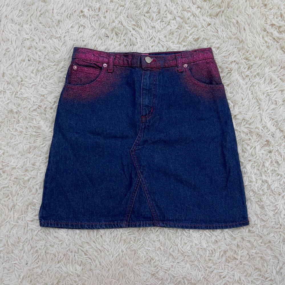 Vintage Y2K Pesky Meddling Girls Mini Skirt Girls 14 27" Waist